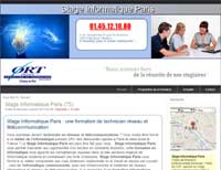 Stage informatique Paris